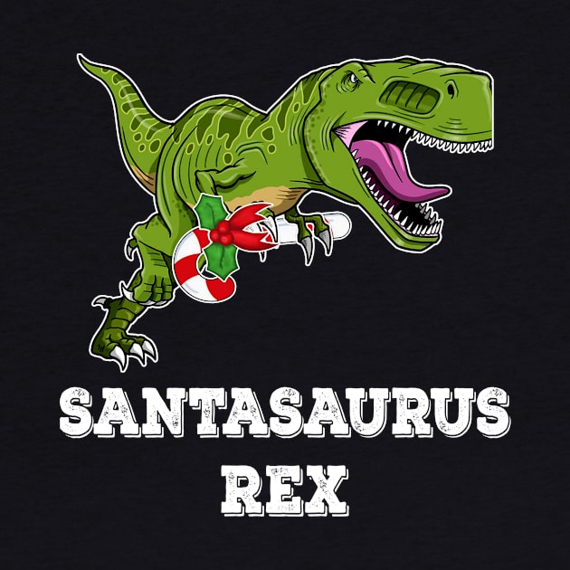 Men_s T Rex Holiday Kid Candy Cane by Danielsmfbb